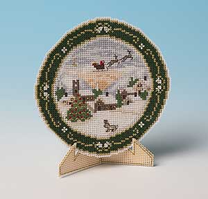 Christmas Plate - Home by Dawn