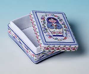 Blue Babushka Box
