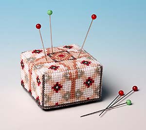 Victorian Tile Pincushion