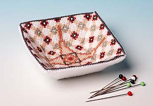 Victorian Tile Bits and Beads Tray